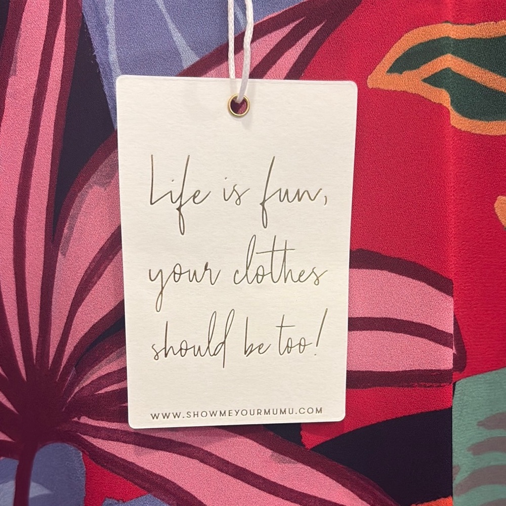 Show Me Your MuMu Multicolor Leaf Peta Tunic - Picture 3 of 4